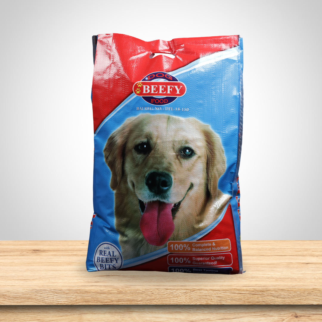 Dog Food Beefy with Real Beefy Bits